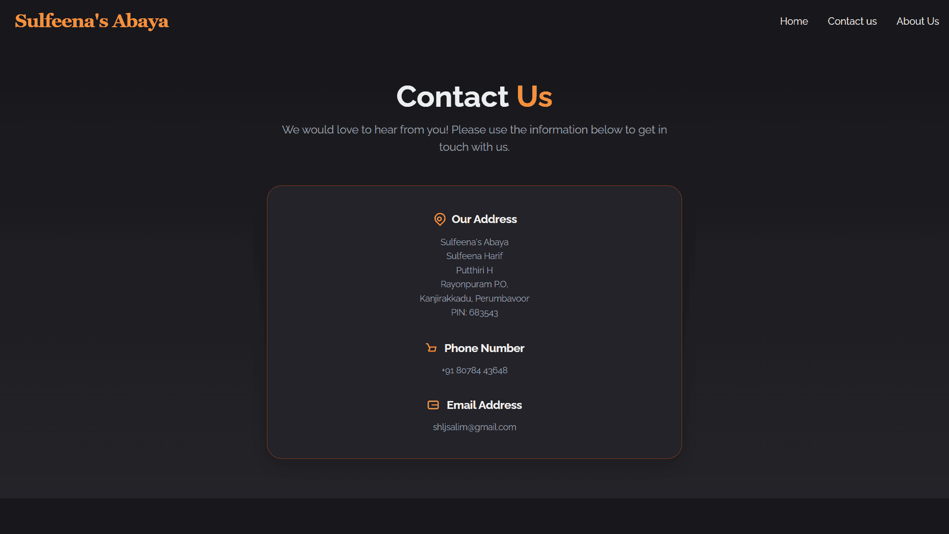 Contact Us