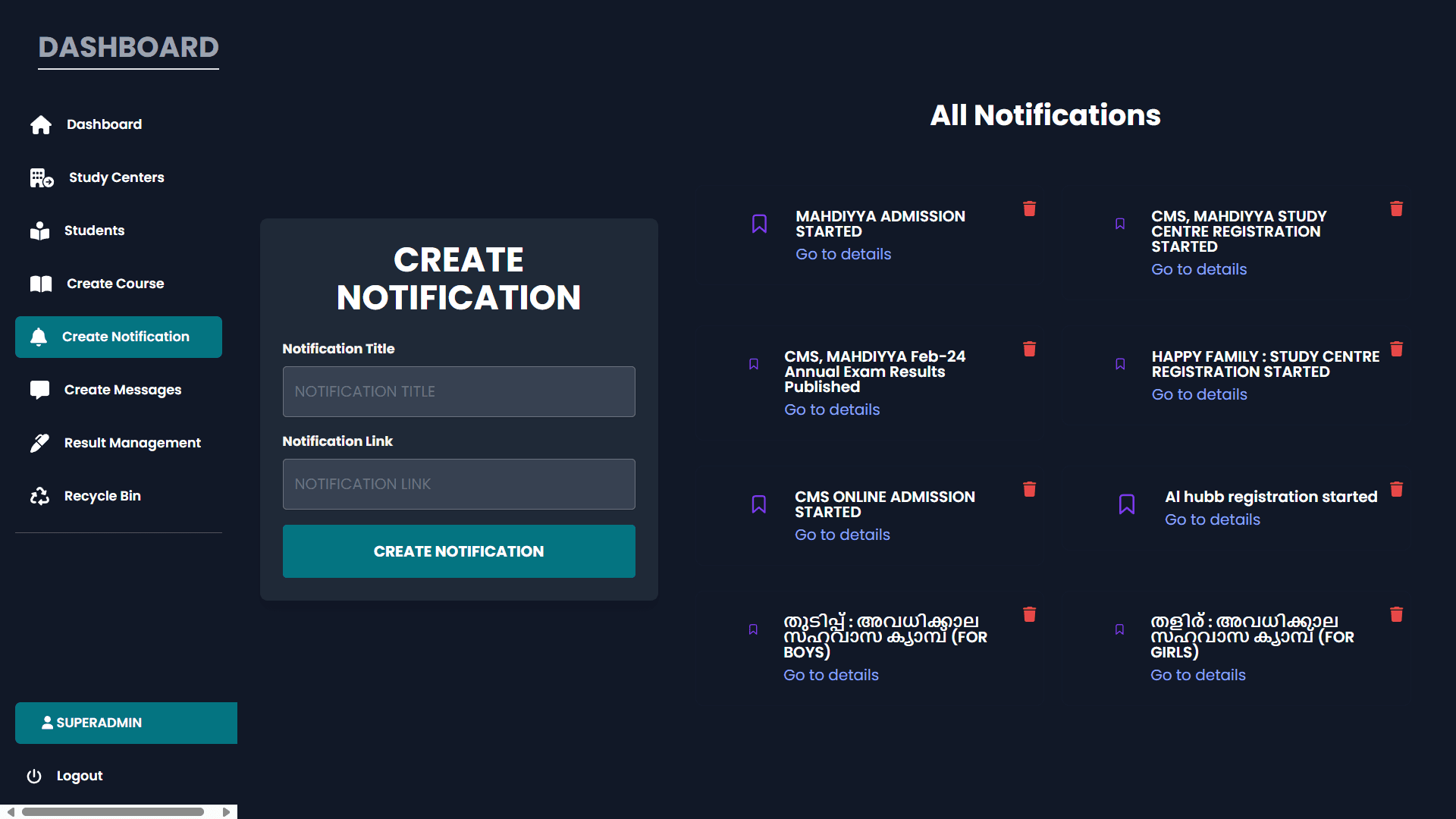 Instant Notification System