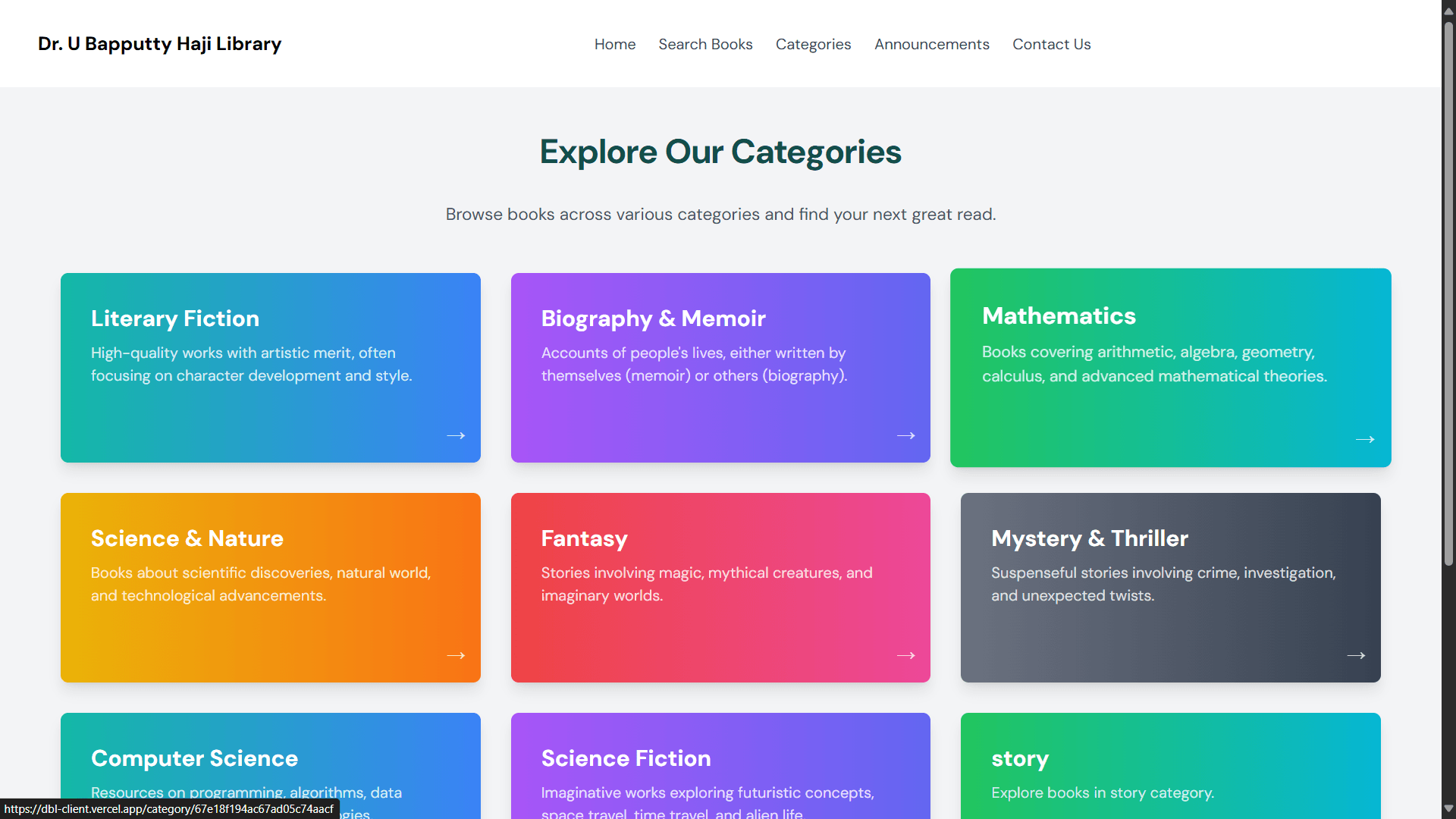 Explore Categories