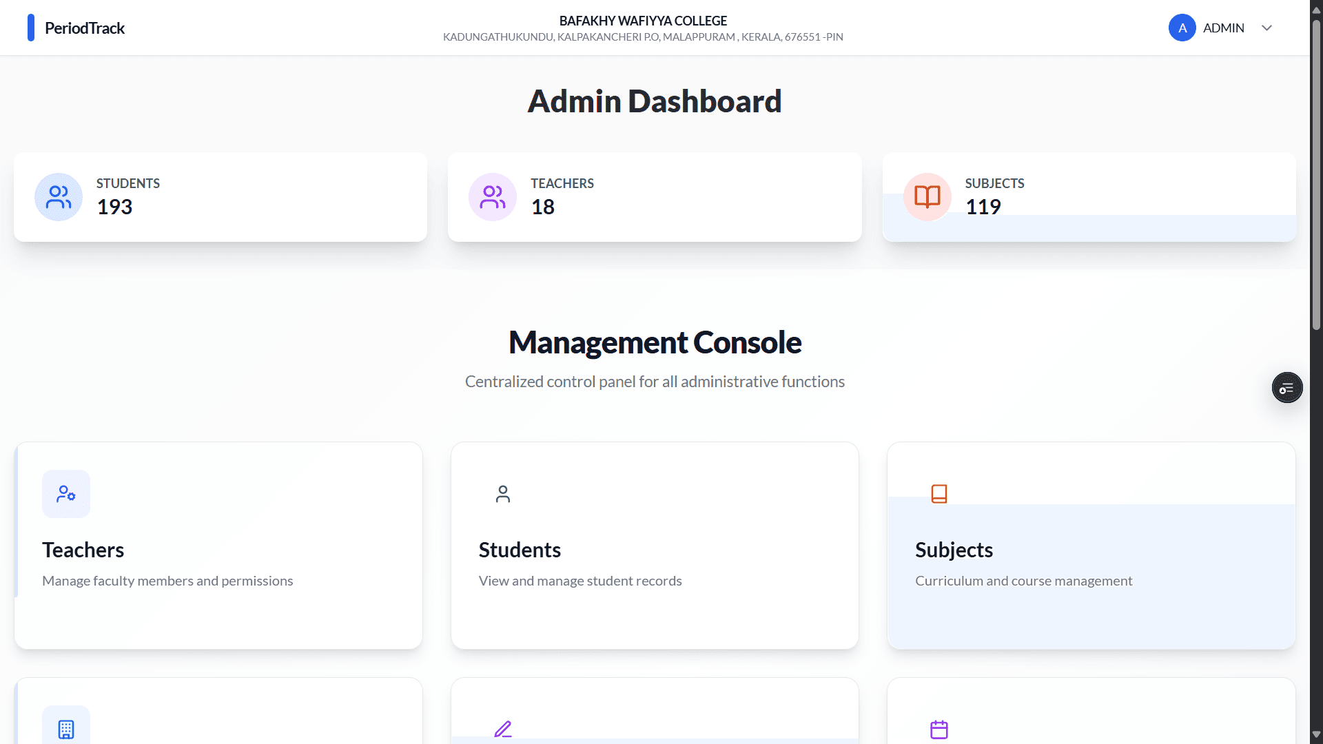Attendance Management System