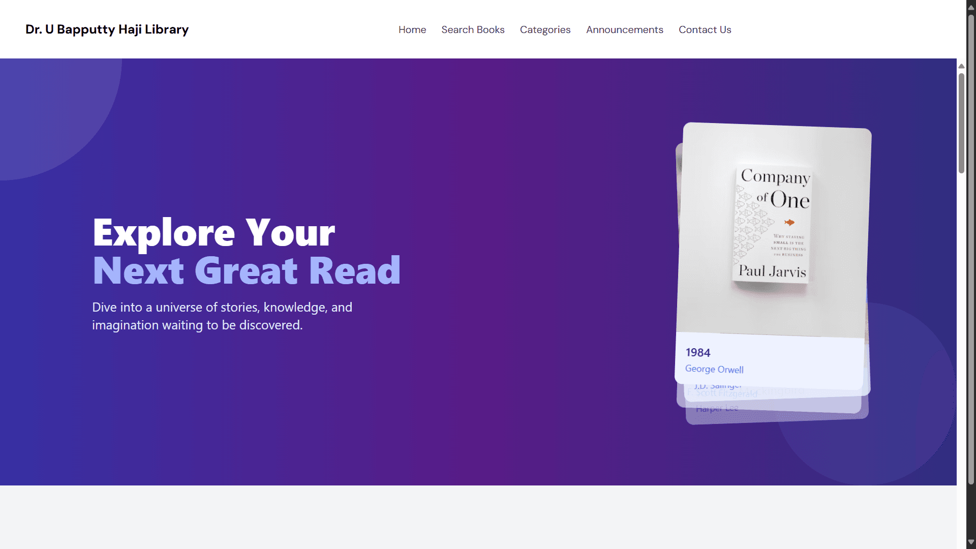 Library Management System