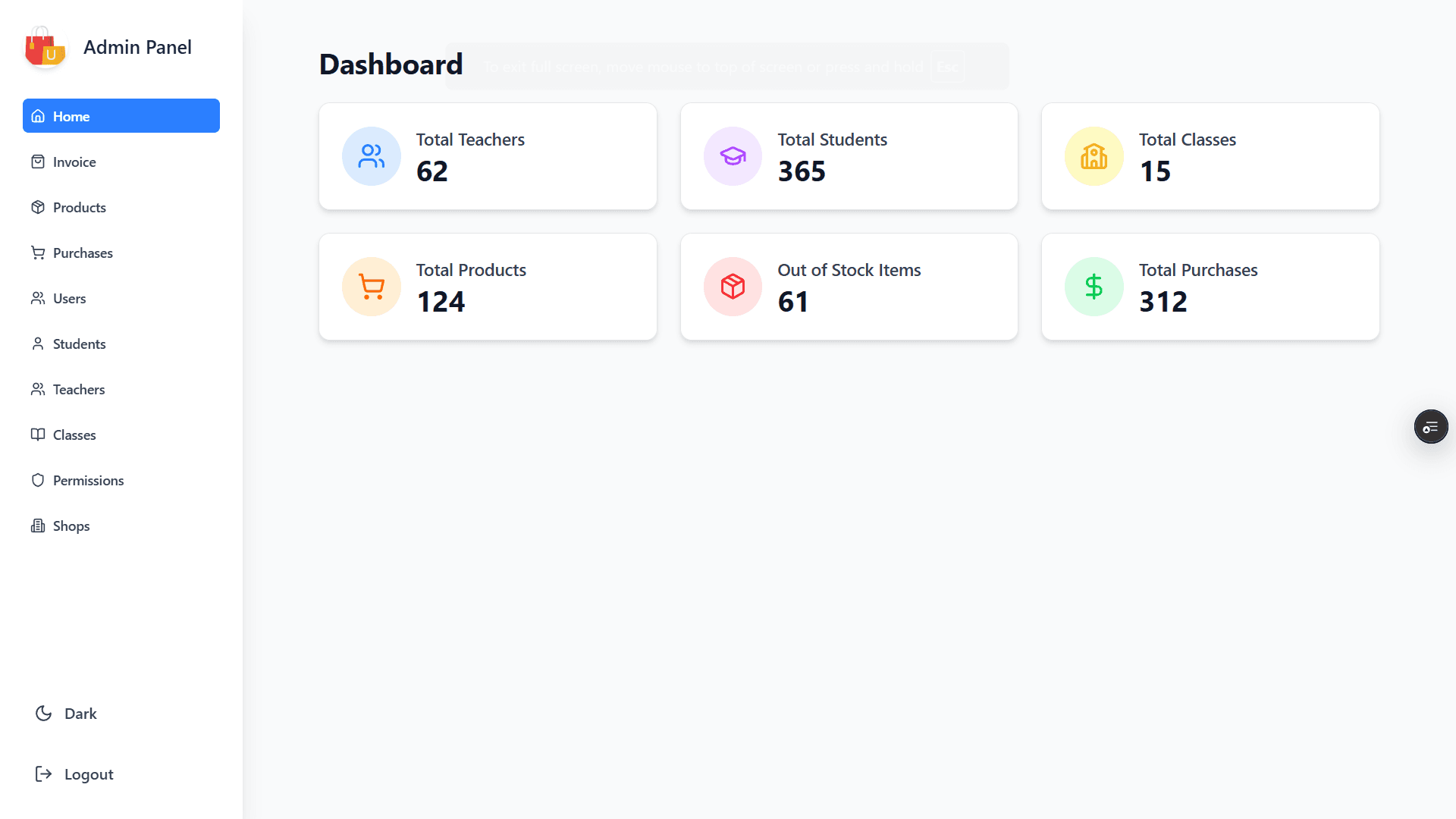 Online Stationery Store